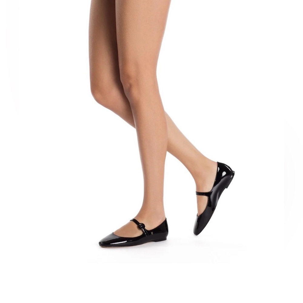 Larroude Blair Ballet Flat Patent
Black Leather Mary Jane Size 8 - Picture 2 of 12